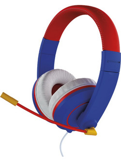 Gioteck XH-100S Gaming Headset On Ear Blue Red