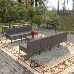 vidaXL Σετ Σαλόνι Κήπου Rattan 8τμχ 3094330
