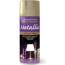 Rust-Oleum Metallic Σπρει Βαφής Elegant Gold 400ml