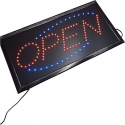 Open Κυλιόμενη Πινακίδα LED 50x26cm OPEN BSP0002