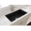 Bocchi 1362-401 Black Matt Υποκαθήμενος Νεροχύτης Πορσελάνης Ματ 81x48cm