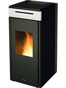 Ravelli HRV 100 Touch White Σόμπα Pellet Καλοριφέρ Αερόθερμη 13.2kW