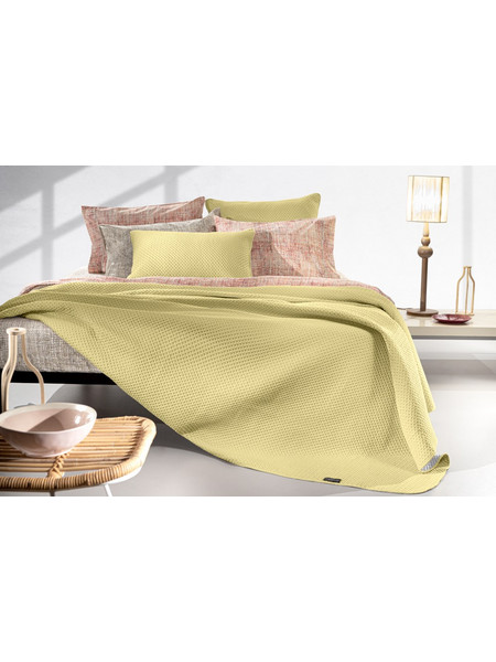 Guy Laroche Κουβερλί Υπέρδιπλο 220X240 Riva Lime σετ με μαξιλαροθήκη 50x50