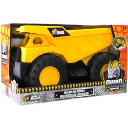 Nikko Rhino Construction Mega Builder Machines Push & Go Dump Truck 36-30081