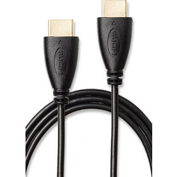 Naxius Καλώδιο HDMI 1.4 HDMI Male to HDMI Male 1m Black