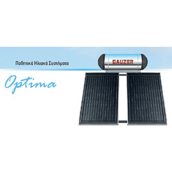 Gauzer Optima Classic Ηλιακός Θερμοσίφωνας 160lt 3m² Glass Τριπλής Ενέργειας