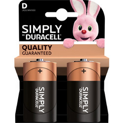 Duracell Simply D 2τμχ