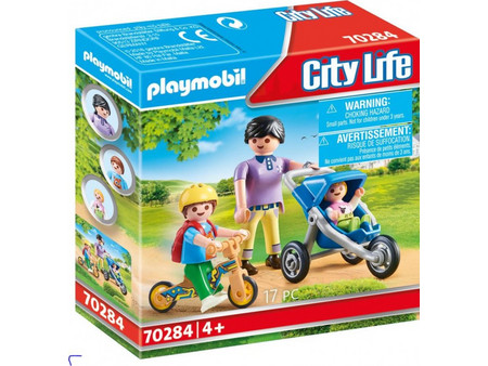 Playmobil City Life Μαμά & Παιδάκια για 4+ Ετών 70284