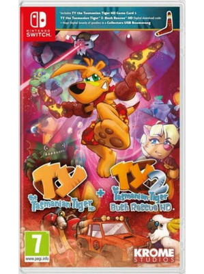 TY The Tasmanian Tiger HD & TY The Tasmanian Tiger 2 Bush Resque HD Bundle Nintendo Switch