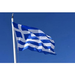 Σημαία ελληνική - αδιάβροχη - ανθεκτική, διαστάσεων 1,20 x 2m