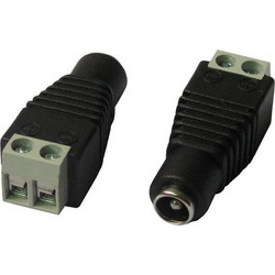 FOLKSAFE βύσμα τροφοδοσίας DC θηλυκό DCFC, 5.5x2.1mm, σε κλέμα, 5τμχ