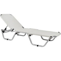 HomeMarkt Ξαπλώστρα Παραλίας Αλουμινίου Λευκή HM5071.03