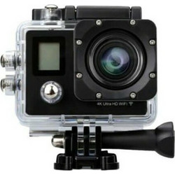 Andowl QY-70K Action Camera 4K Ultra HD με WiFi και Οθόνη 2" Μαύρη