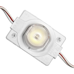 GLOBOSTAR(R) MODULICO 73708 Module LED 1.5W 180lm 120 DC 12V Αδιάβροχο IP65 1 x SMD3030 Chip Ψυχρό Λευκό 6000K Dimmable - Μ4 x Π3 x Υ1cm - Πακέτο 20 Τεμαχίων