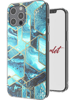 Ghostek Θήκη Stylish Scarlet Apple iPhone 12 Pro Max - Blue Waves (SCACAS069)