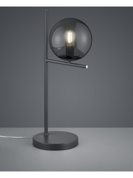 Trio Lighting 502000142 Πορτατίφ E14 Μαύρο Φ24.2xΥ52cm