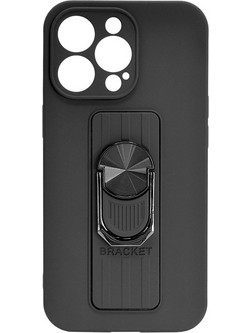 Powertech Ring Back Cover Black (iPhone 13 Pro)
