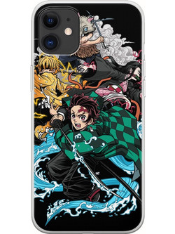 Θήκη Demon Slayer iPhone 11 Flexible TPU (Διάφανη Σιλικόνη)