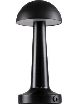 Globostar Coco 76509 Πορτατίφ Αφής LED με Μπαταρία Μαύρο Φ10xΥ22cm