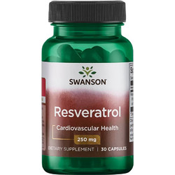 Swanson Resveratrol 250mg 30 Κάψουλες