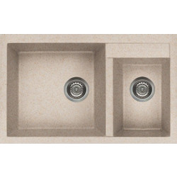 Elleci Quadra 440 Υποκαθήμενος Νεροχύτης Γρανίτη Avena 81.5x50cm