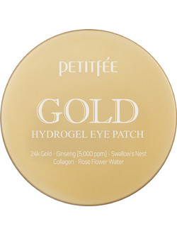 Petitfee Gold Hydrogel Eye Patches για Μαύρους Κύκλους με Κολλαγόνο 60τμχ