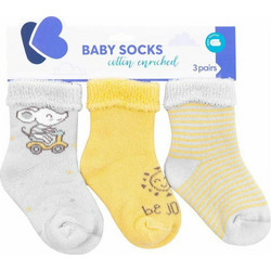 Kikka Boo Καλτσάκια Thermal Joyful Mice 1-2 Ετών 3 Τεμάχια