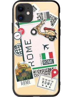 Θήκη Ticket To Rome iPhone 11 Groove TPU (Tempered Glass και TPU)