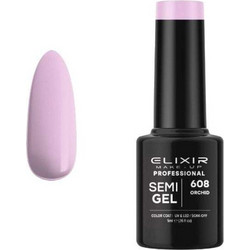 Elixir Semigel 608 Orchid Ημιμόνιμο Βερνίκι Νυχιών 5ml