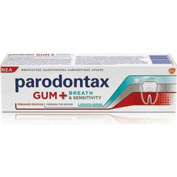 Parodontax Gum+ Breath & Sensitivity Οδοντόκρεμα για Προστασία Ούλων 75ml