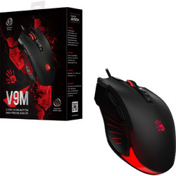 A4Tech Bloody V9M Ενσύρματο Gaming Ποντίκι RGB 4000 DPI Black