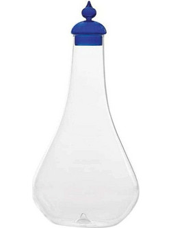 Καράφα Με Πώμα Pirolo PI01507 14,2x31cm 200ml Blue-Clear Zafferano Γυαλί