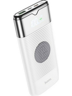 Hoco J63 Velocity Wireless Power Bank 10000mAh 18W με Θύρα USB-A White