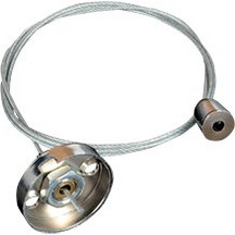 SUSPENSION WIRE AND FITTINGS FOR LED PANEL 1m - 99ACC18