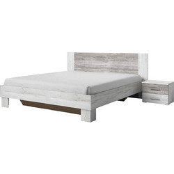 Κρεβάτι με 2 κομοδίνα Veron-160x200-Arctic Pine