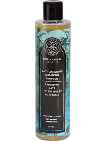 Simply Herbal Anti- Dandruff Σαμπουάν κατά της Ξηροδερμίας & της Πιτυρίδας για Ταλαιπωρημένα Μαλλιά 250ml