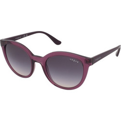 Vogue VO5427S 2761/36 Γυναικεία Γυαλιά Ηλίου Στρογγυλά Κοκάλινα Μωβ με Ροζ Degradee Φακό