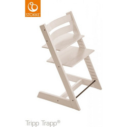 Stokke Tripp Trapp Καρεκλάκι Φαγητού Ξύλινο Whitewash