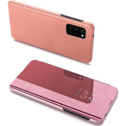 Clear View Case for Samsung Galaxy A03s (166.5) pink