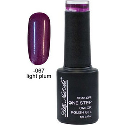 Lilly Nail Art Color Gel Light Plum Ημιμόνιμο Βερνίκι Νυχιών 5ml