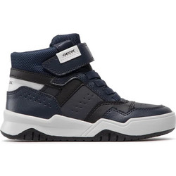 Geox Perth Παιδικά Sneakers Μποτάκια Navy Μπλε J267RE0FEFUC0832