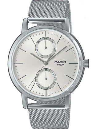 Casio Ανδρικό Ρολόι με Ασημί Μεταλλικό Μπρασελέ MTP-B310M-7AVEF