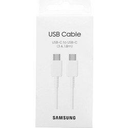 Καλώδιο σύνδεσης Samsung EP-DX310JWEGEU USB-C σε USB-C Λευκό Original 3A 1.8m