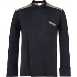 GIBLOR'S Μακρυμάνικο Σακάκι Chef VULCANO ΜΑΥΡΟ Unisex GIBLORS (006240)