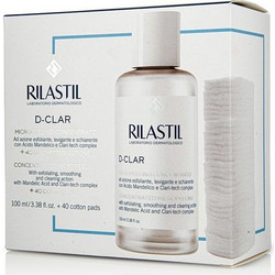 Rilastil D-Clar Concentrated Micropeeling 100ml + Cotton Discs 40τμχ