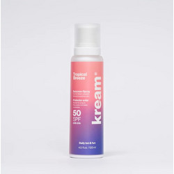 Kream Solar Tropical Breeze Sunscreen Αδιάβροχο Spray Μαυρίσματος Σώματος SPF50 200ml