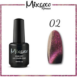 Mixcoco 9D Galaxy 02 Cat Eye Ημιμόνιμο Βερνίκι Νυχιών 15ml