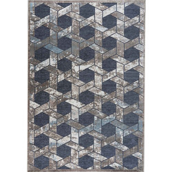 MADI Χαλί Ορθογώνιο 160x230cm Trunk Grey Blue