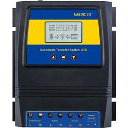 MOES Dual Power Controller 50A 5500W Automatic Switch for Mains Independent Solar Wind System ATS DC 12V 24V 48V AC 110V 220V