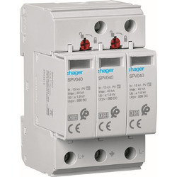 Απαγωγός Υπέρτασης Φωτοβολταϊκού T2 40KA 3,7KV 1000V DC